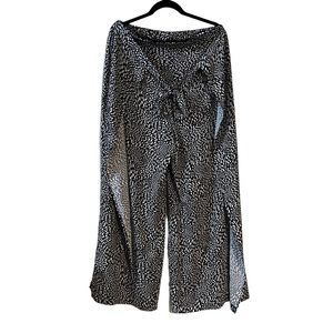 Bar III Super Wide Leg Palazzo Pants Dotted Whimsy Dots XL